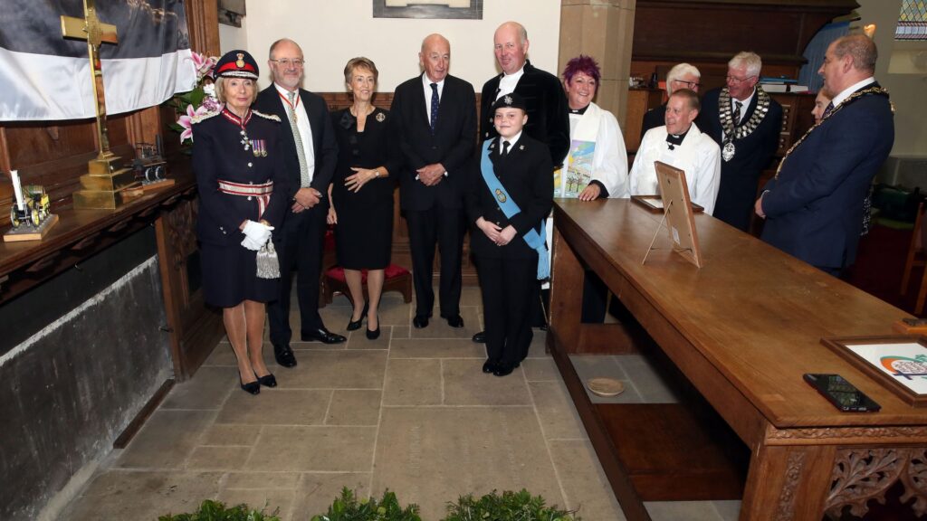 Dignitaries at the annual George Stephenson Day